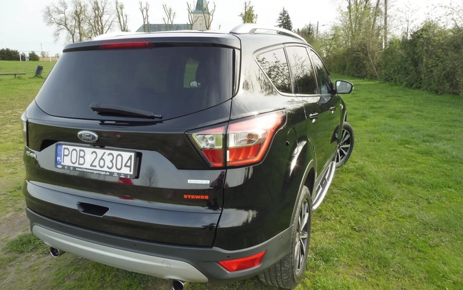 Ford Kuga cena 60900 przebieg: 174500, rok produkcji 2017 z Oborniki małe 172
